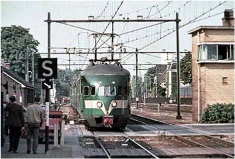 Trein naar Amsterdam 1968